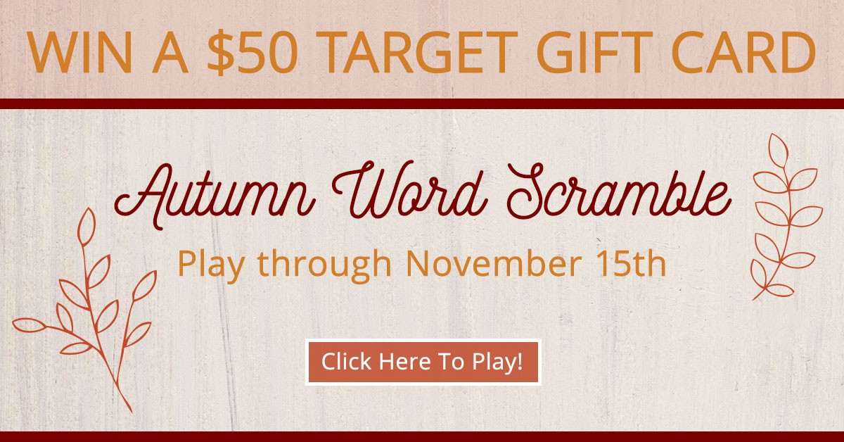 McNamara Contests Autumn Word Scramble Blog Facebookr